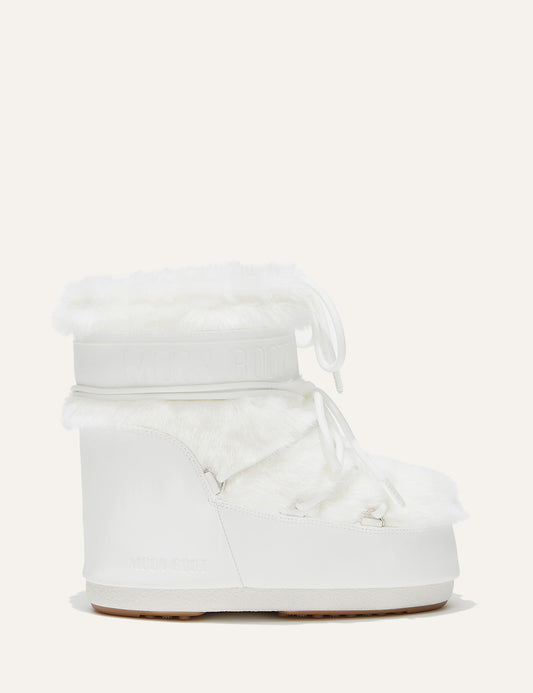 MOON BOOT MB ICON LOW FAUX FUR