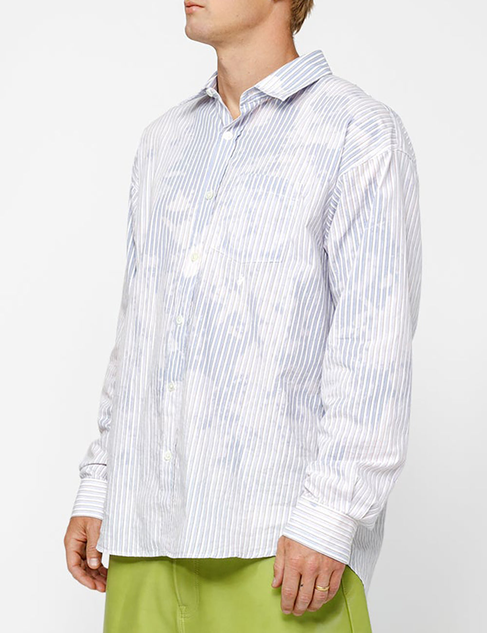 STUSSY CLASSIC LS SHIRT BLEACHED STUSSY