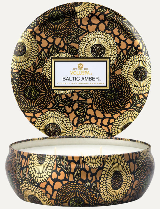 VOLUSPA BALTIC AMBER 3W TIN