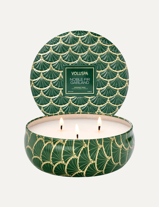 VOLUSPA NOBLE FIR GARLAND 3 WICK