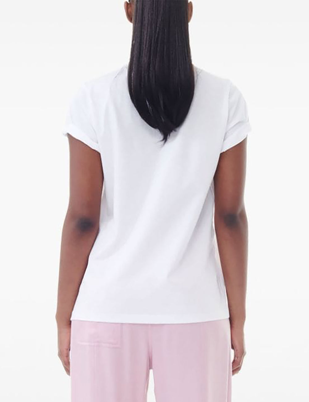 GANNI BASIC JERSEY COCTAIL RLX T-SHIRT GANNI