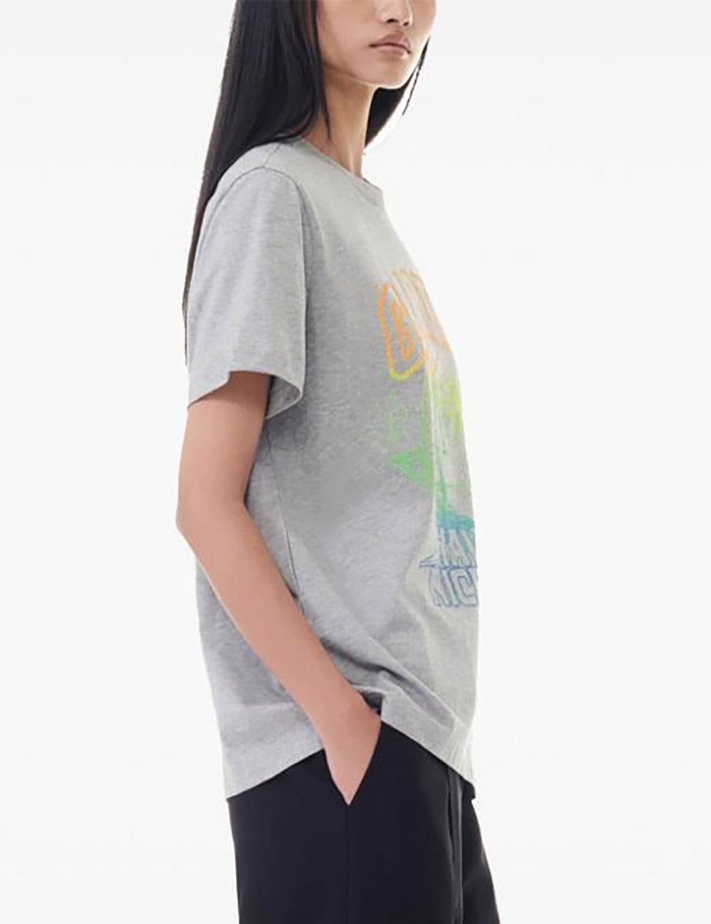 GANNI BASIC JERSEY HOLIDAY RLX T-SHIRT GANNI