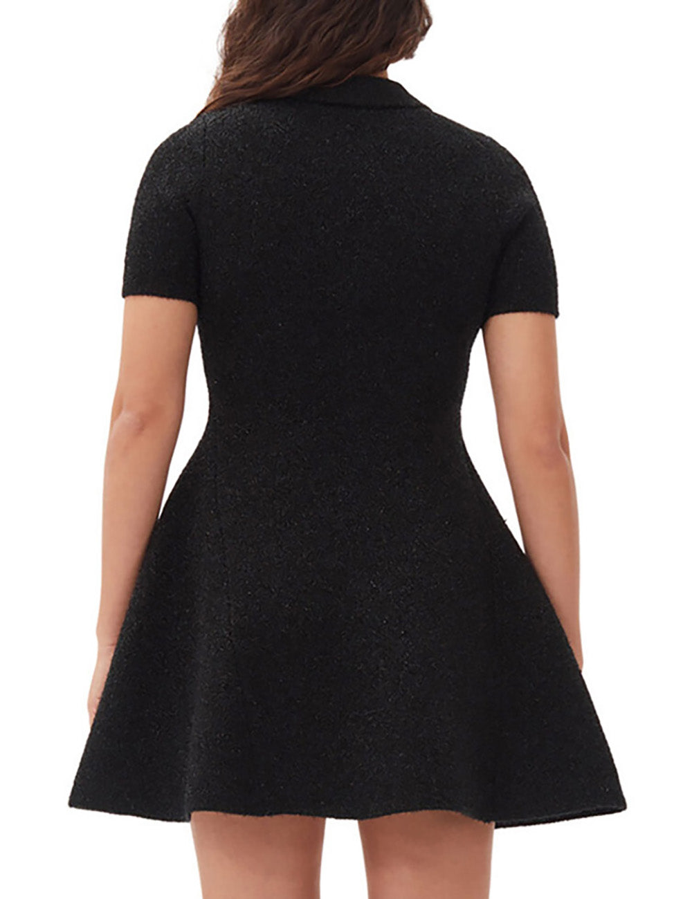 GANNI SPARKLE DOUBLEFACE MINI DRESS GANNI