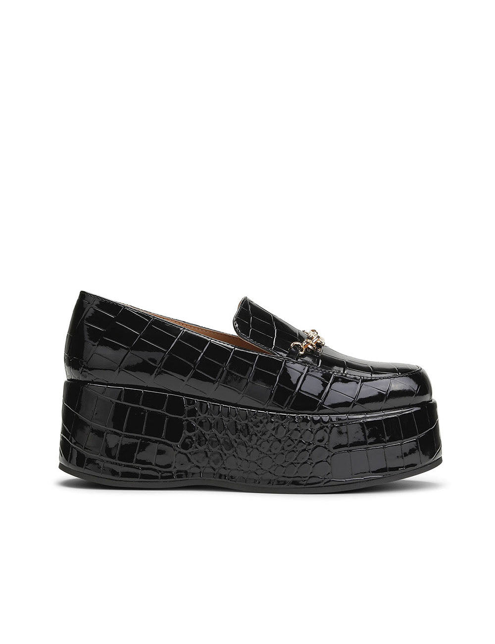 GANNI BUTTERFLY CHAIN PLATFORM LOAFER