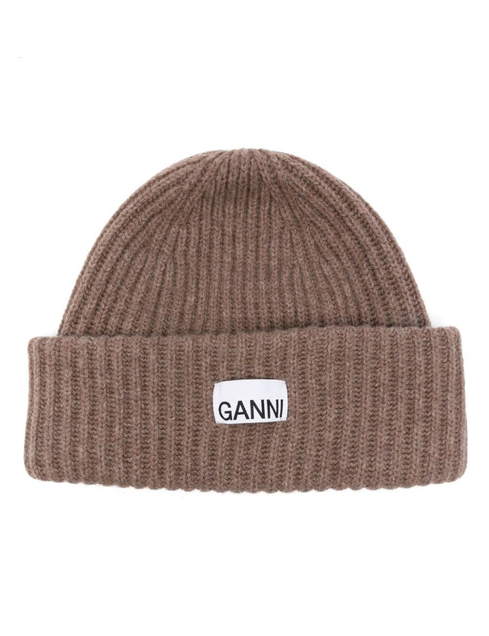 GANNI STRUCTURED RIB BEANIE GANNI