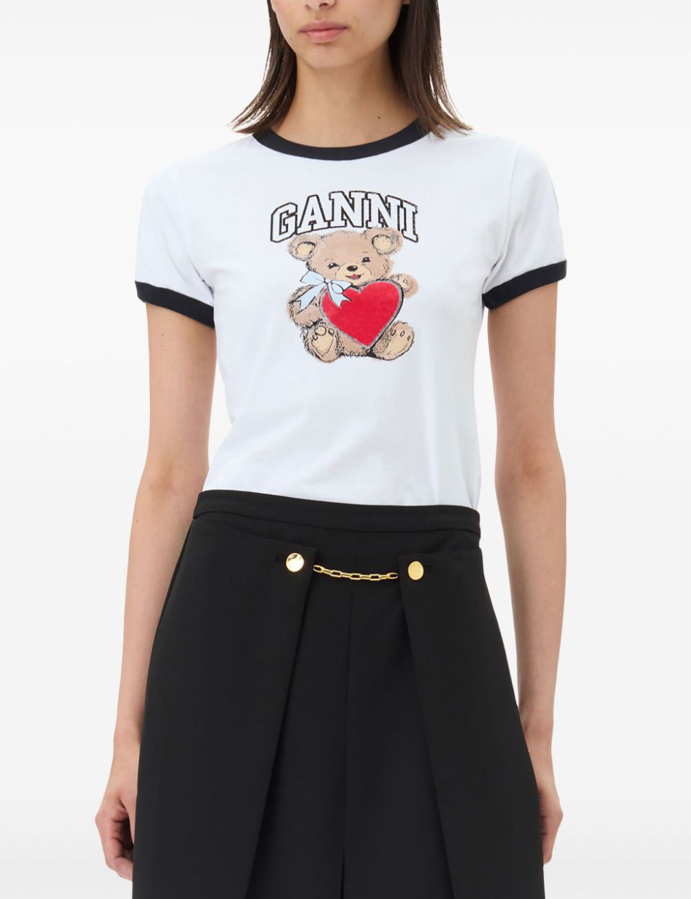 GANNI BASIC JERSEY BEAR