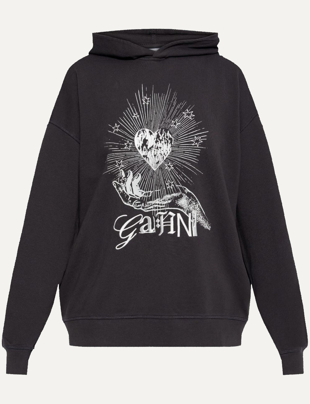 GANNI ISOLI HEART OVER HOODIE