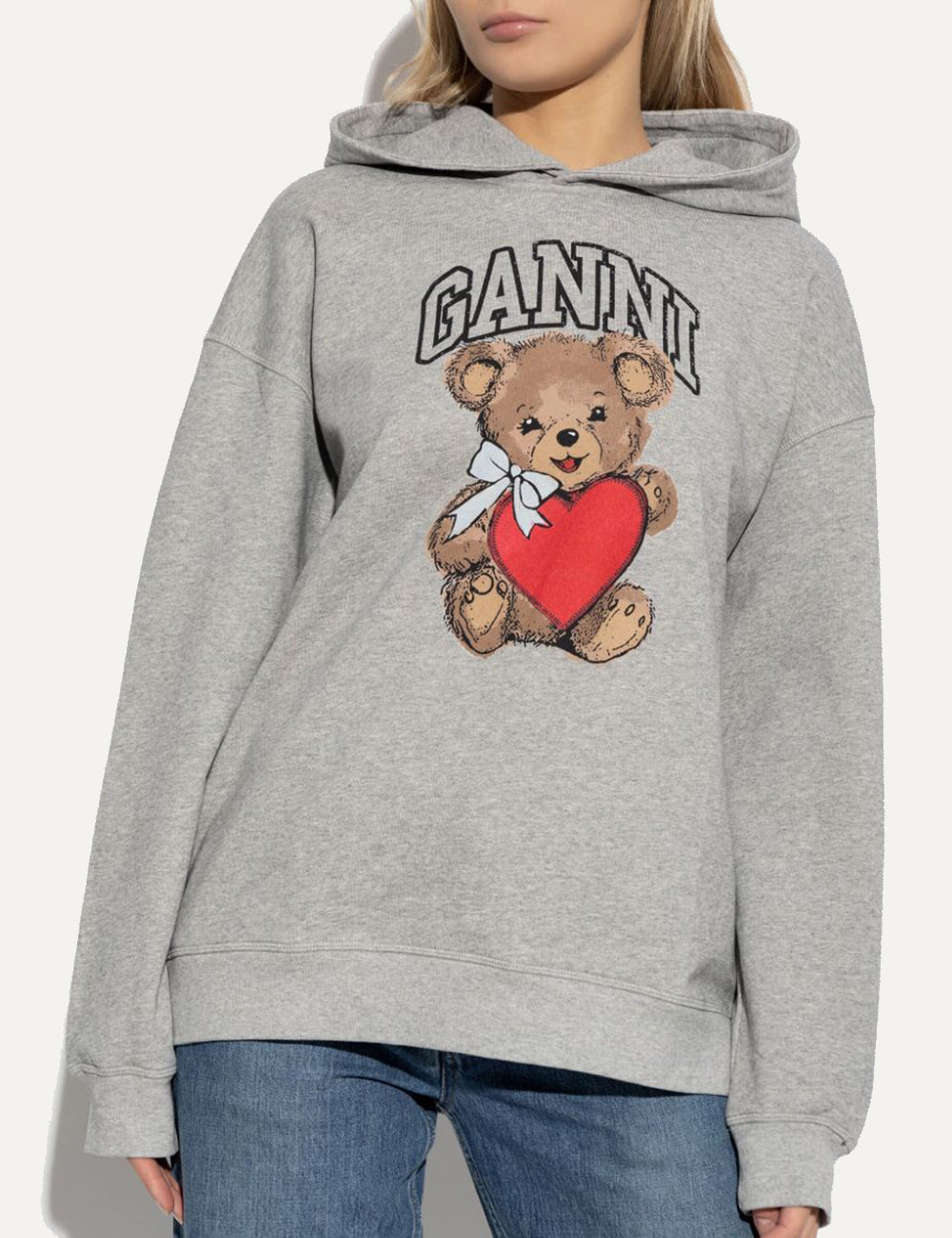 GANNI ISOLI BEAR OVER HOODIE