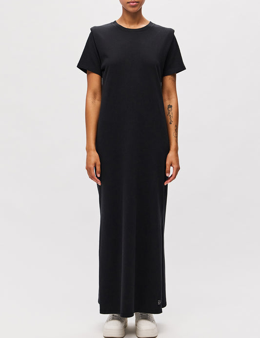 DIRTY LAUNDRY MAXI DRESS WITH SHOULDER DETAIL