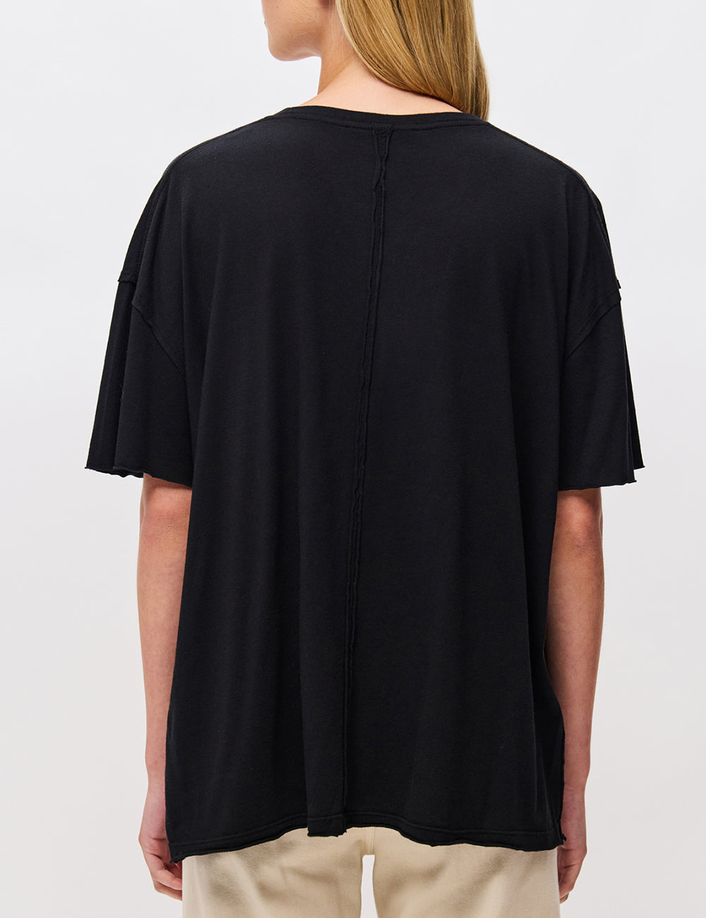 DIRTY LAUNDRY OVERSIZED T-SHIRT WITH RAW EDGES