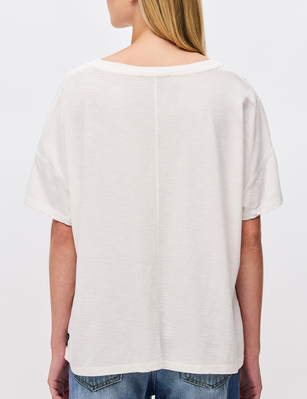 DIRTY LAUNDRY OVERSIZED T-SHIRT WITH RAW EDGES