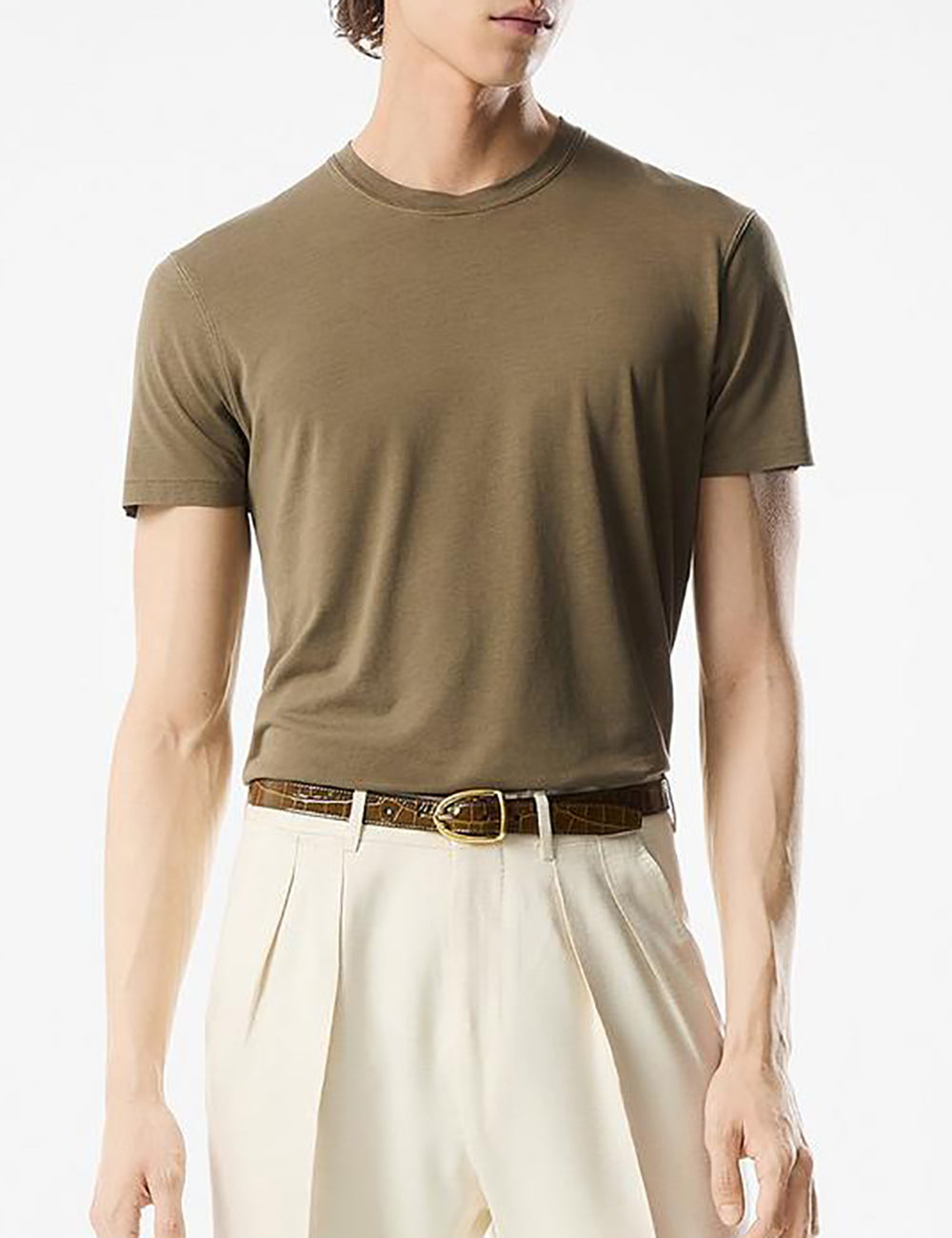 TOM FORD CUT AND SEWN CREW NECK TOM FORD