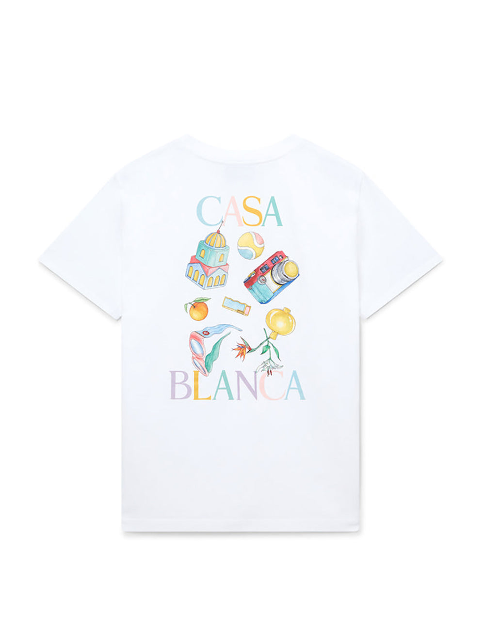 CASABLANCA OBJECTS EN VRAC PRINT T-SHIRT CASABLANCA