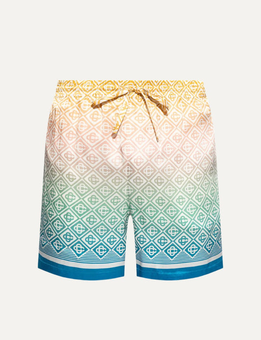 CASABLANCA SILK SHORTS WITH DRAWSTRINGS CASABLANCA