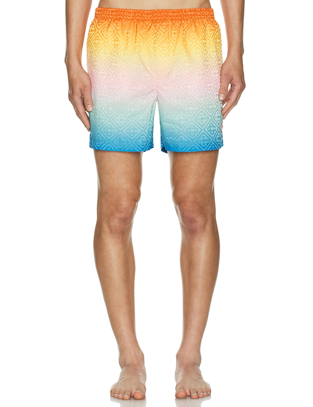 CASABLANCA MENS JACQUARD SWIM SHORTS CASABLANCA