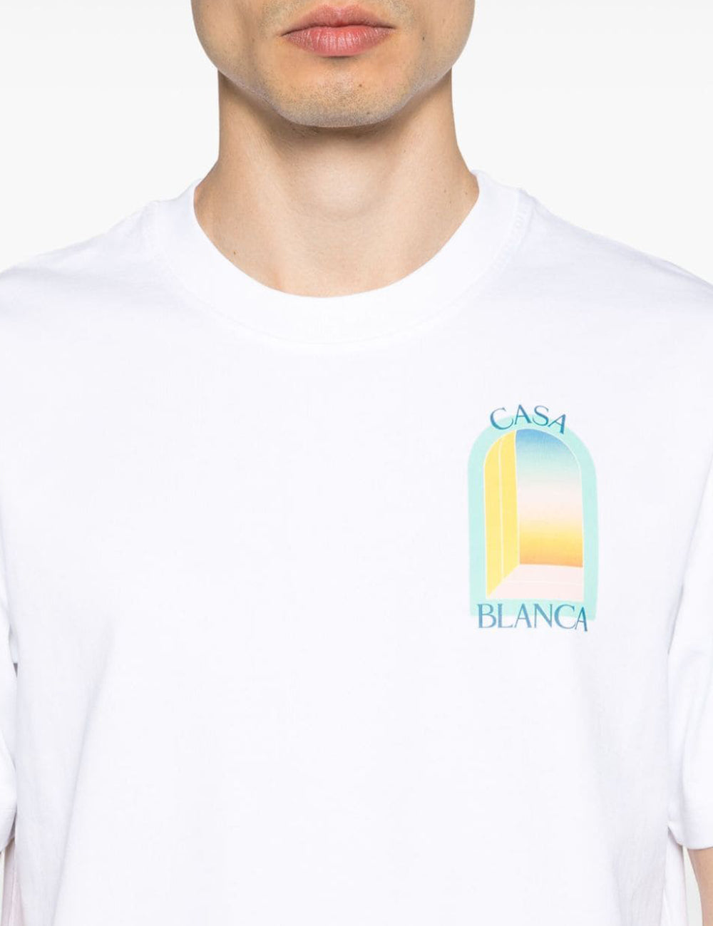 CASABLANCA L'ARC COLORE PRINTED T-SHIRT CASABLANCA