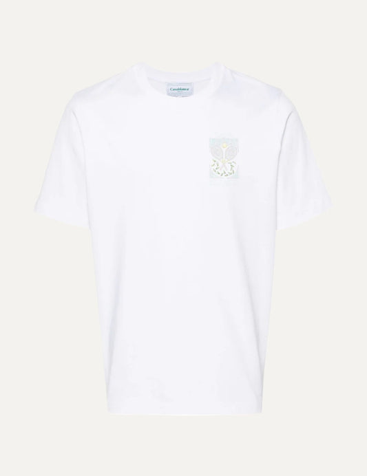 CASABLANCA TENNIS PASTELLE PRINT T-SHIRT CASABLANCA