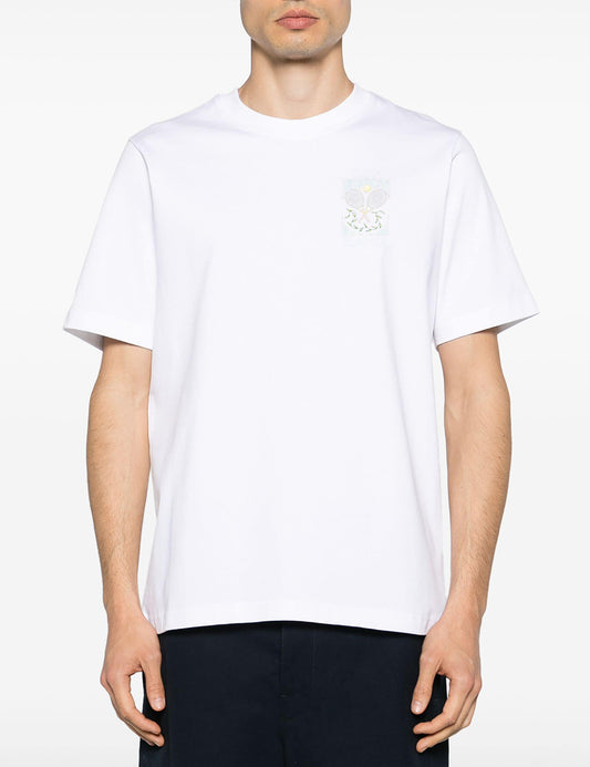 CASABLANCA TENNIS PASTELLE PRINT T-SHIRT CASABLANCA