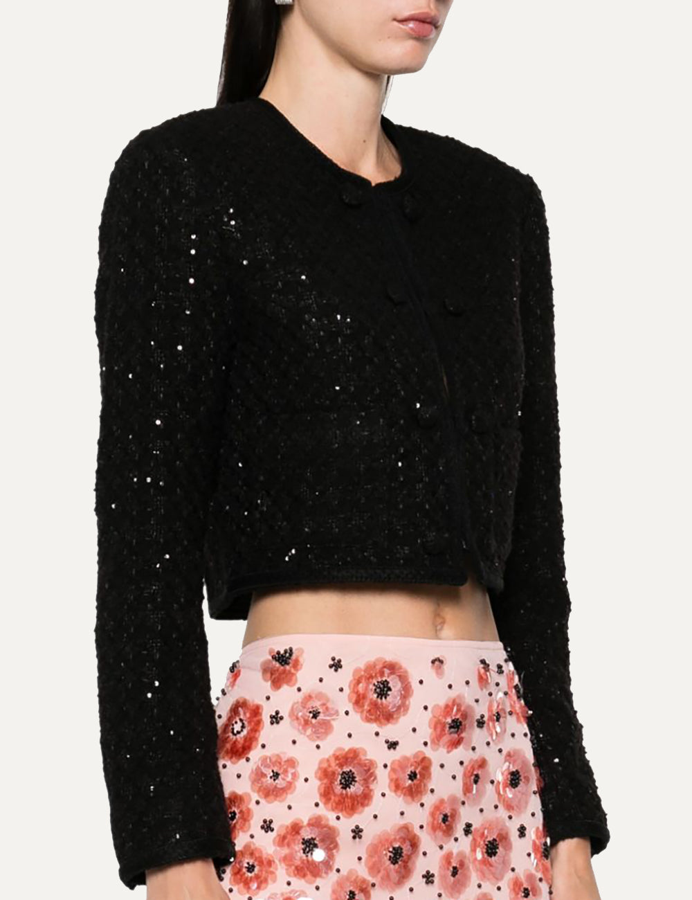 ROTATE BOUCLE CROP JACKET