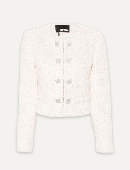 ROTATE BOUCLE CROPPED JACKET