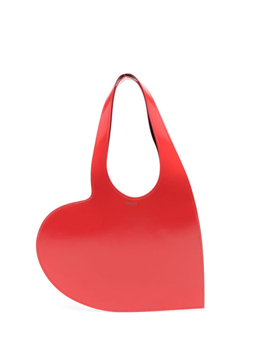 COPERNI GLOSS LEATHER MINI HEART TOTE COPERNI