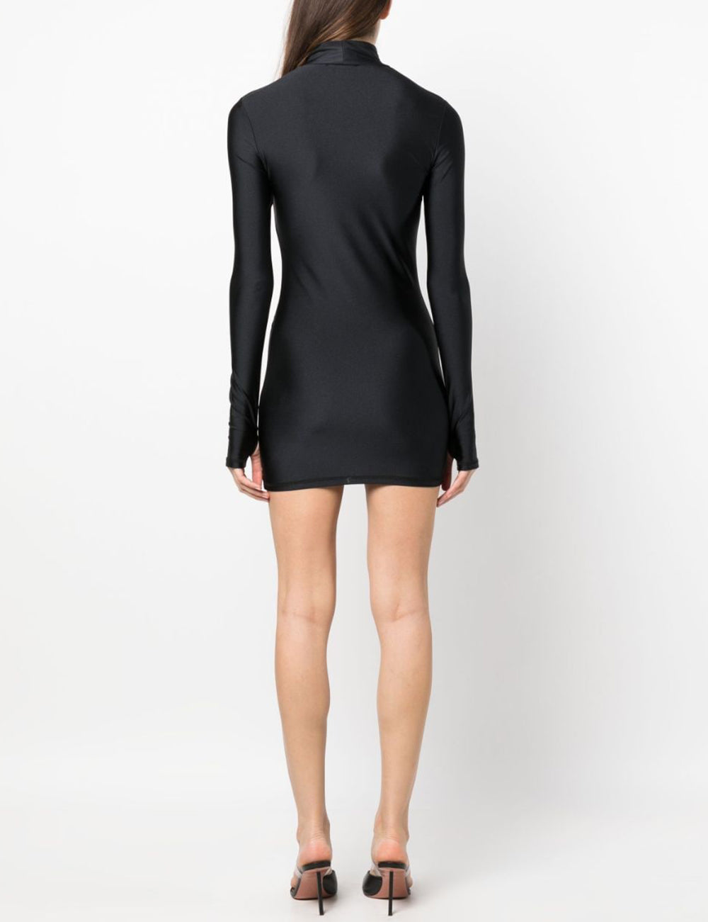 COPERNI HIGH NECK FITTED MINI DRESS COPERNI