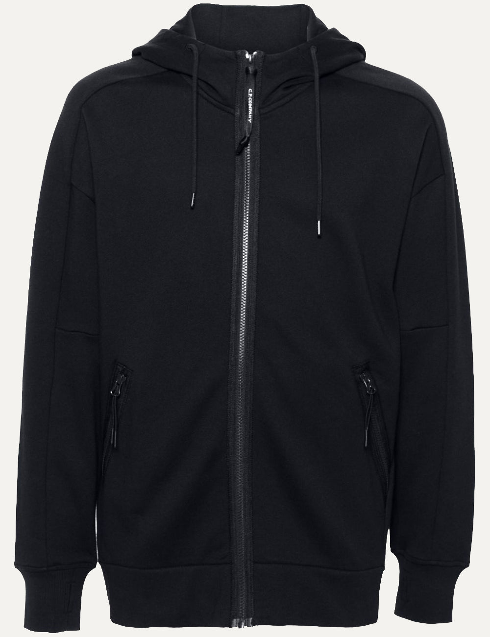 C.P COMPANY ZIPPED HOODED SWEATSHIRT