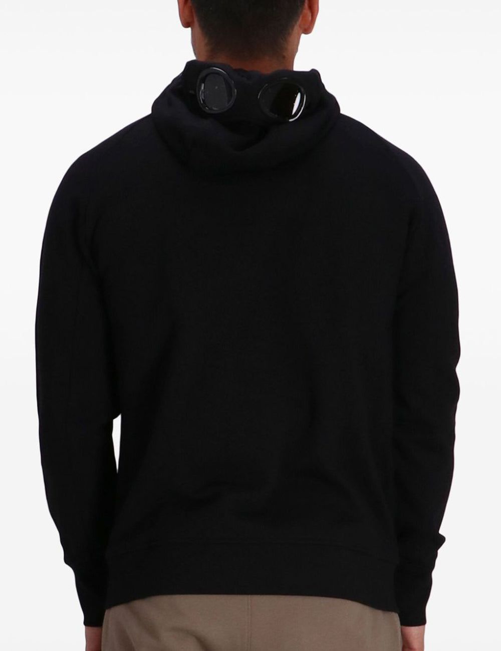 C.P COMPANY ZIPPED HOODED SWEATSHIRT