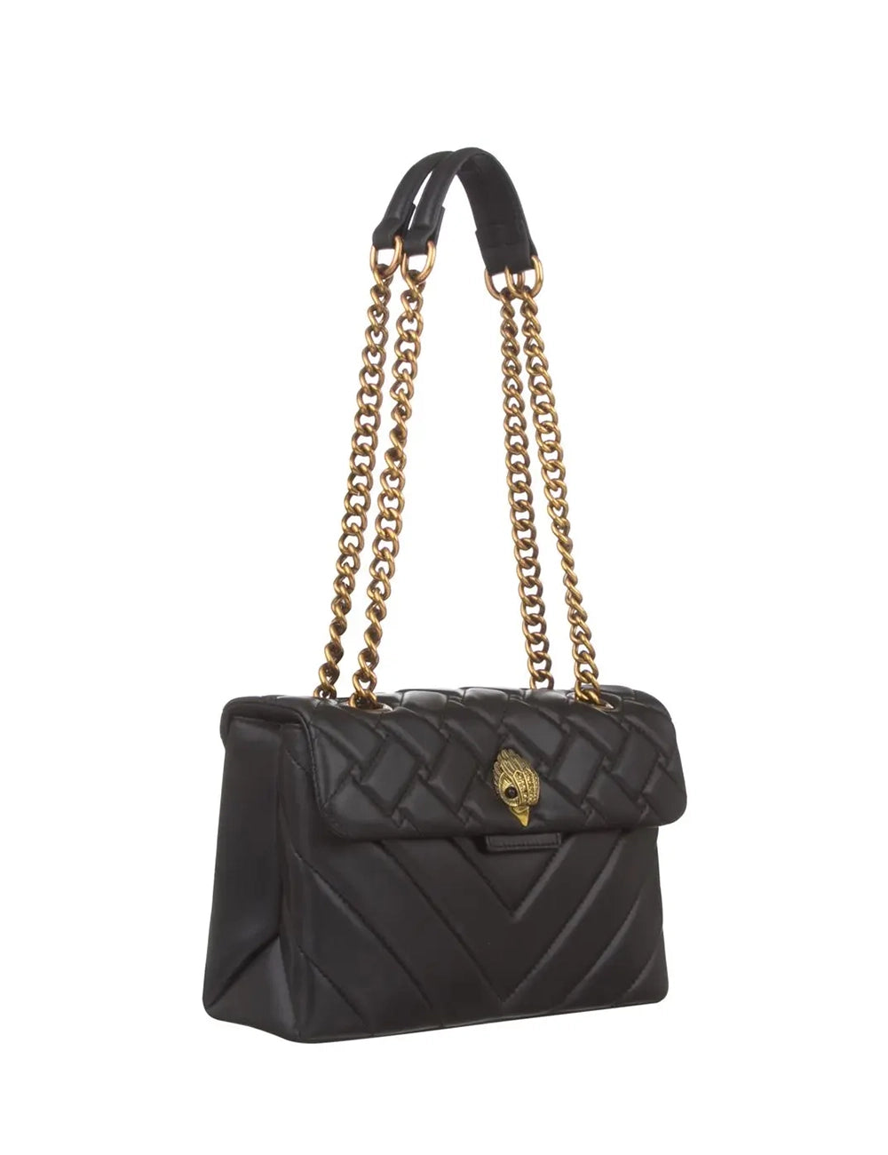 KURT GEIGER LEATHER KENSINGTON X BAG KURT GEIGER