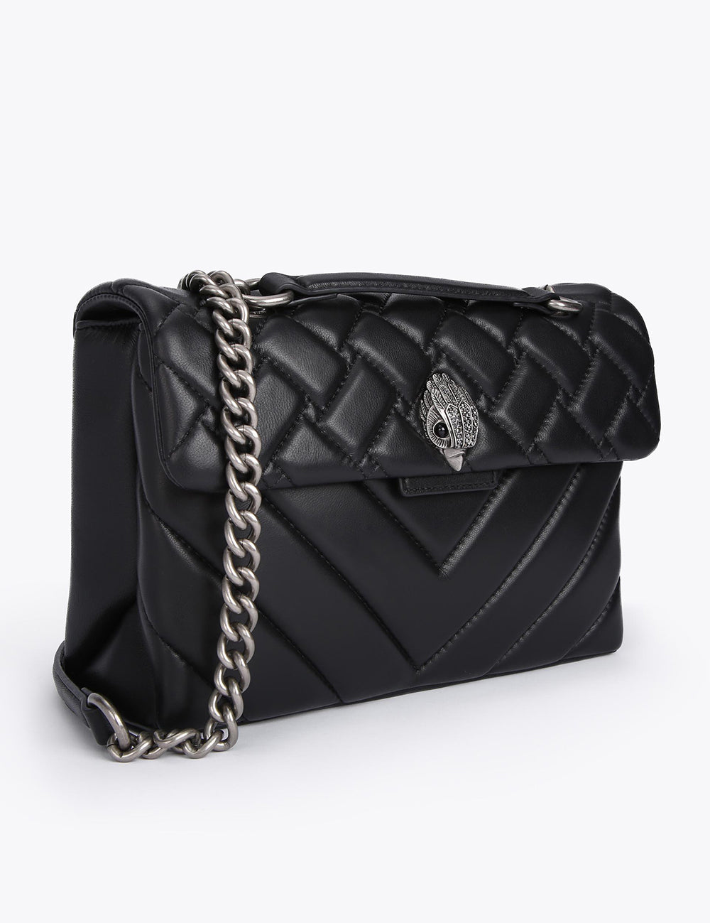 KURT GEIGER LEATHER KENSINGTON X BAG KURT GEIGER