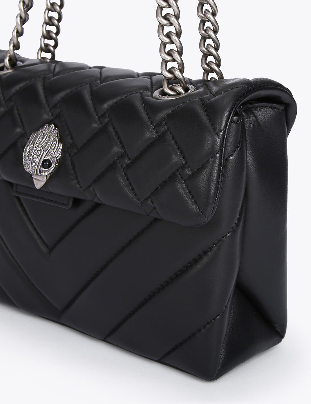 KURT GEIGER LEATHER KENSINGTON X BAG KURT GEIGER