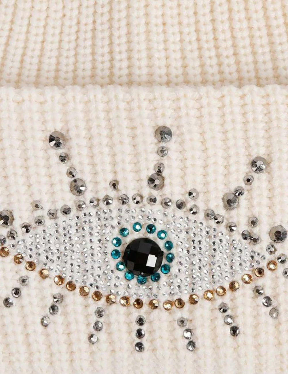 KURT GEIGER EVIL EYE BEANIE KURT GEIGER