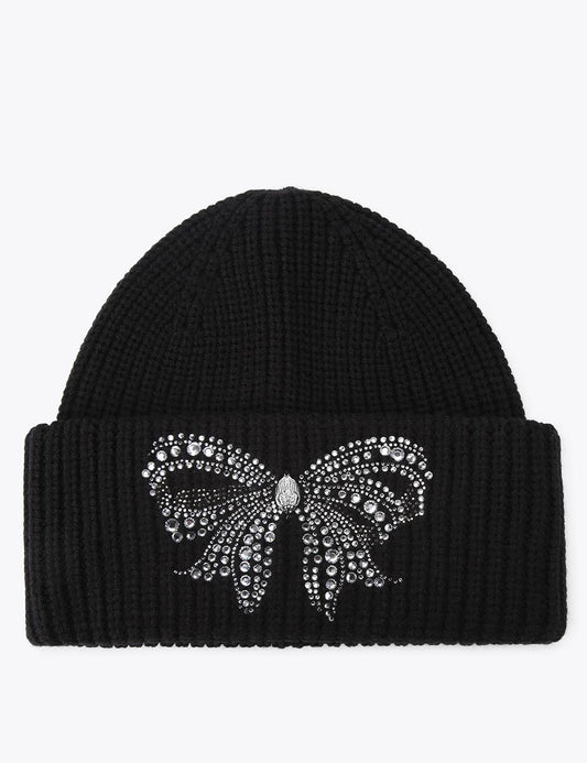 KURT GEIGER BELGRAVIA BOW BEANIE