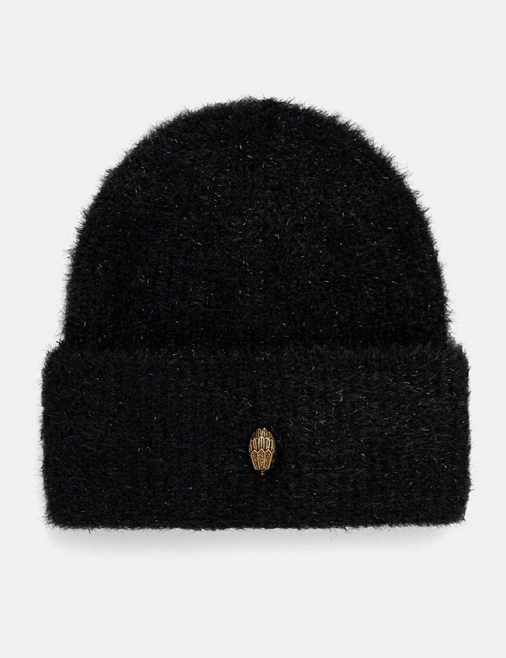 KURT GEIGER LUREX EAGLE BEANIE