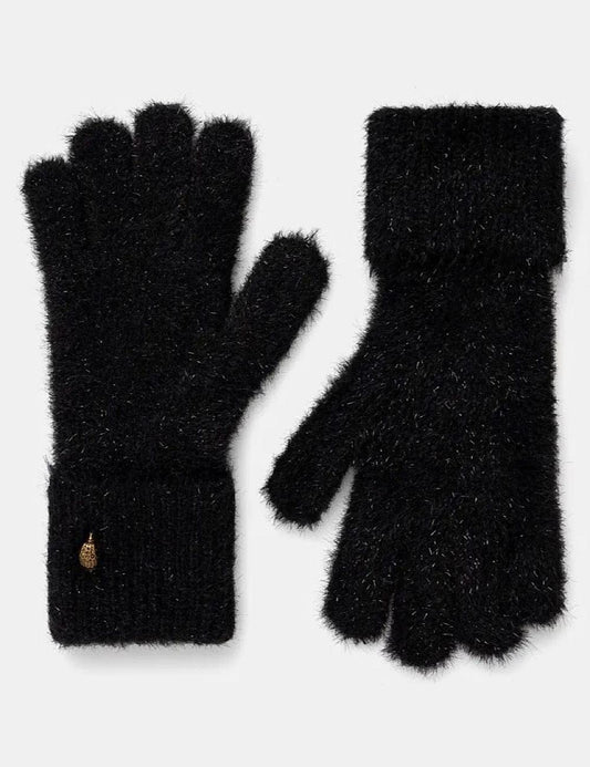 KURT GEIGER LUREX EAGLE GLOVES