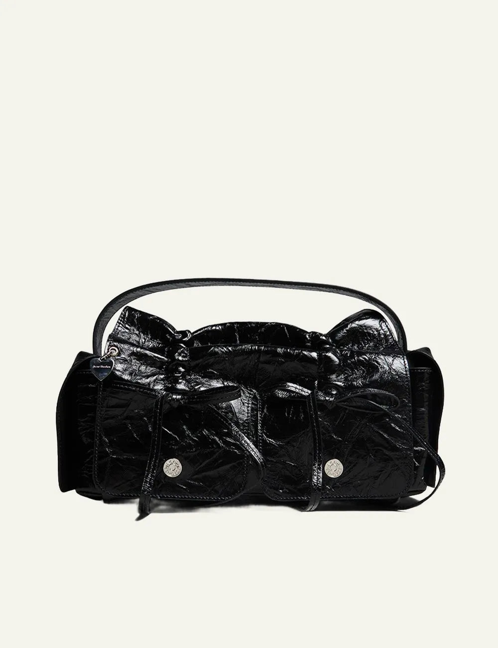 ACNE STUDIOS MULTIPOCKET CRINKLED PATENT