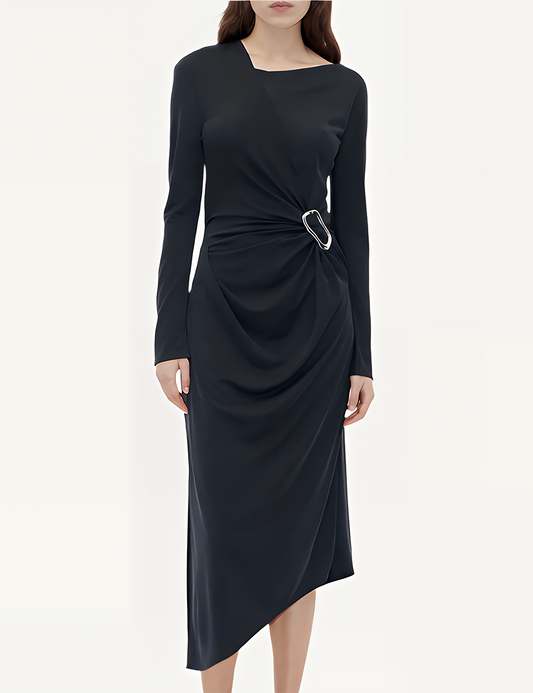 STINE GOYA MIDI DRESS W FIXED BUCKLE