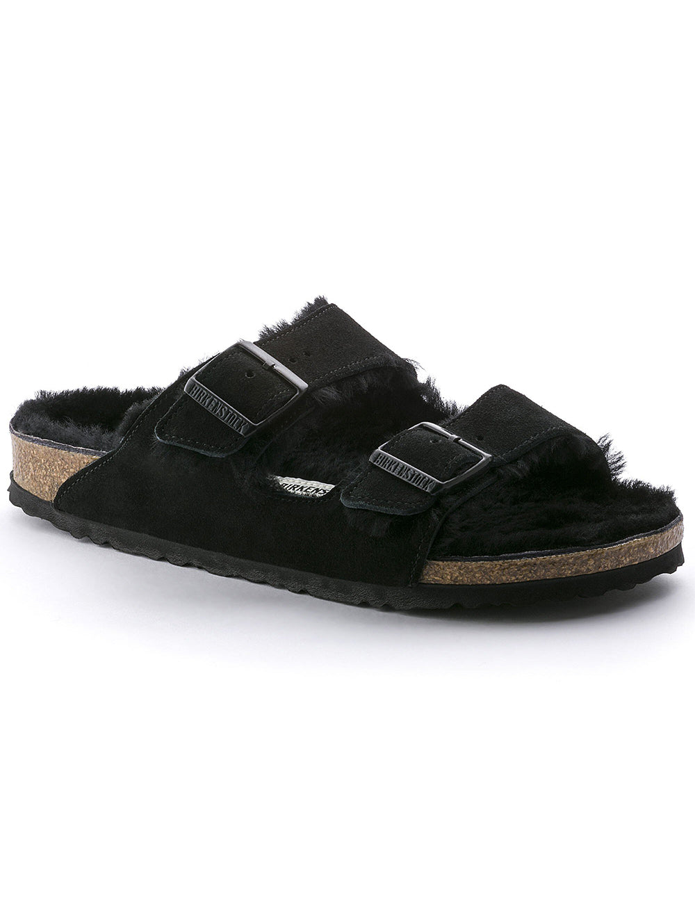 BIRKENSTOCK LEATHER ARIZONA SHEARLING LEVE