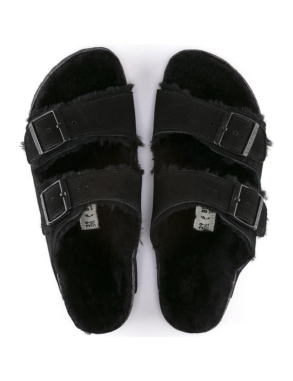 BIRKENSTOCK LEATHER ARIZONA SHEARLING LEVE