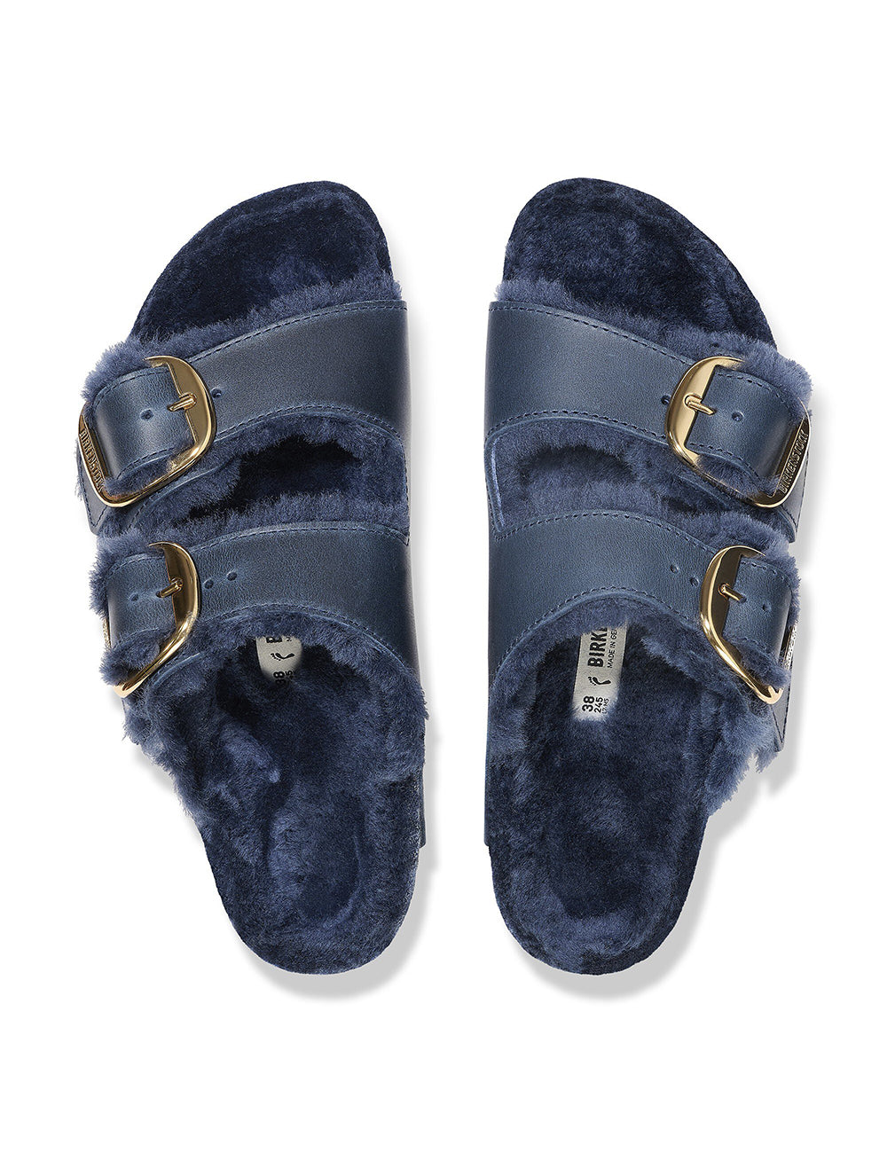 BIRKENSTOCK LEATHER ARIZONA BB SHEARLING LEOI