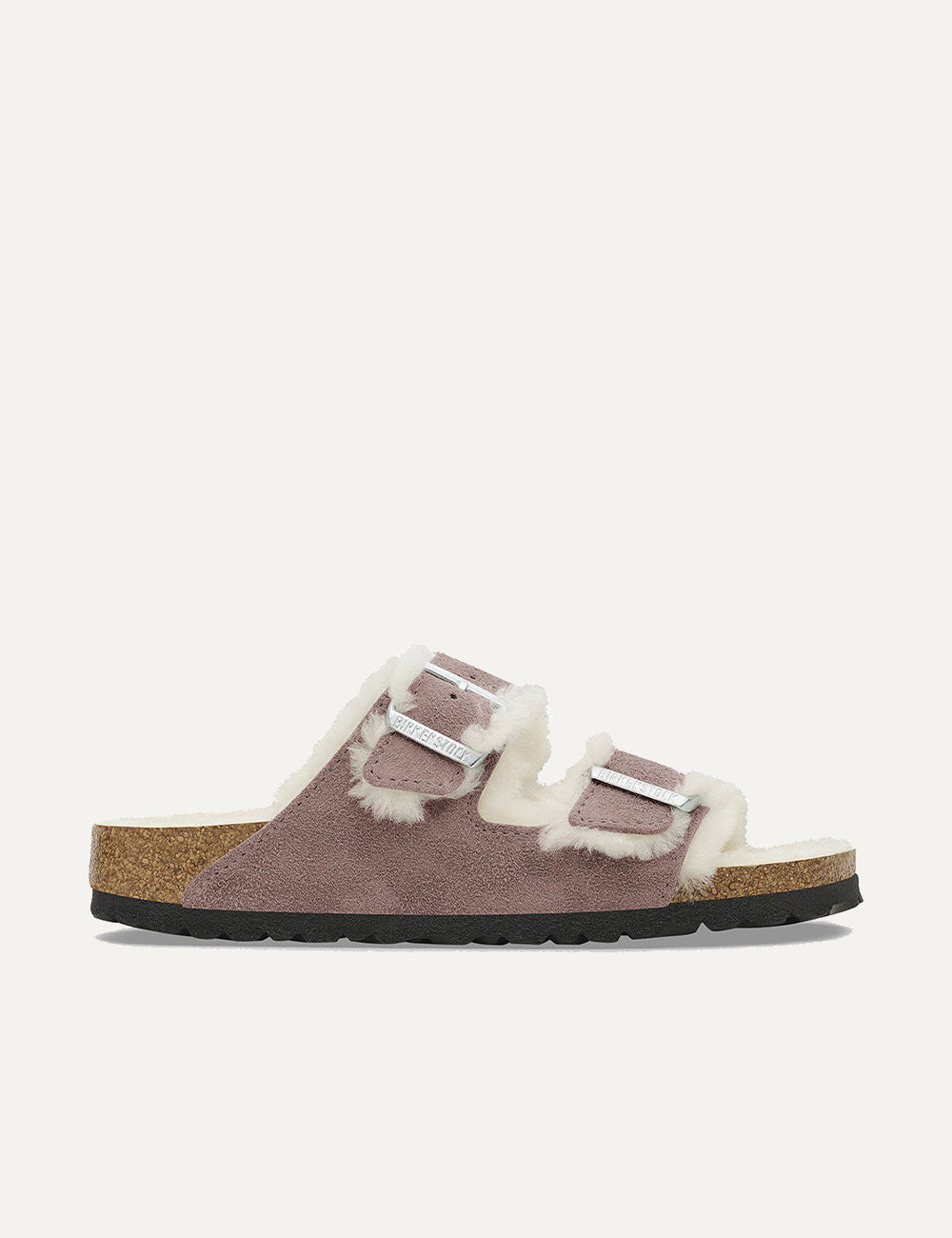 BIRKENSTOCK LEATHER ARIZONA SHEARLING LEVE