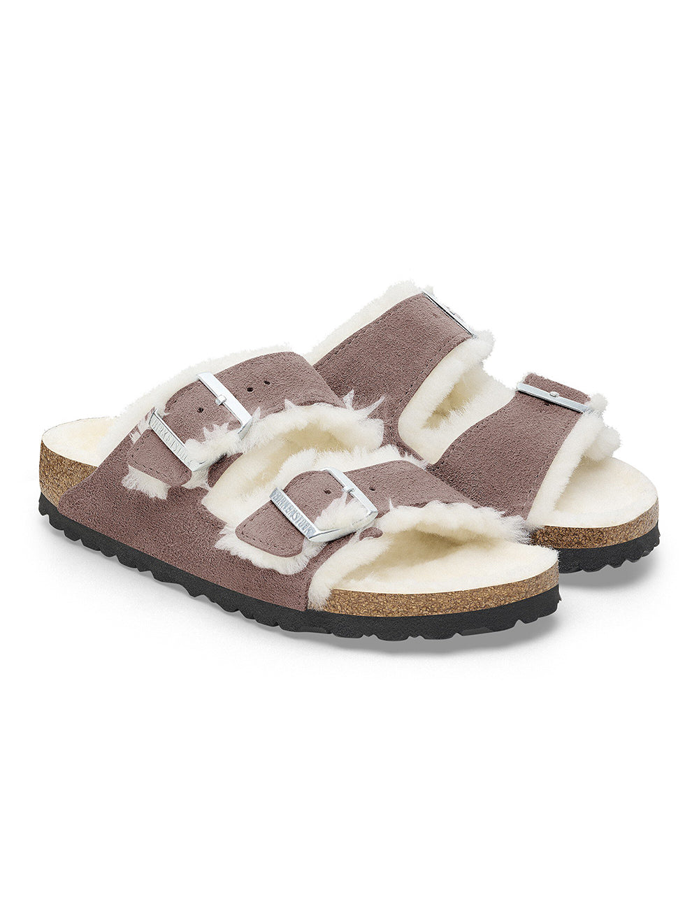 BIRKENSTOCK LEATHER ARIZONA SHEARLING LEVE