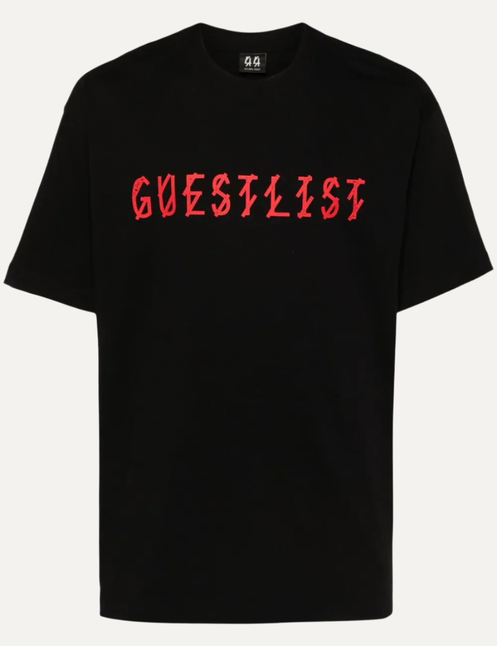 44 LABEL GROUP TEE NEW BOBAI BLACK GUESTLIST RED