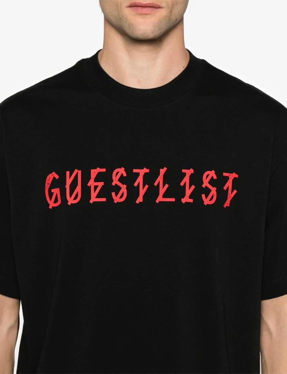 44 LABEL GROUP TEE NEW BOBAI BLACK GUESTLIST RED