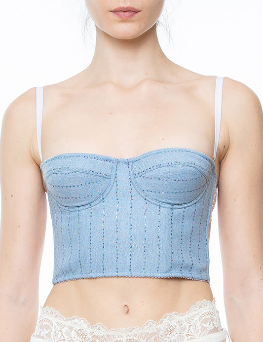 DES PHEMMES BUSTIER TOP DES PHEMMES