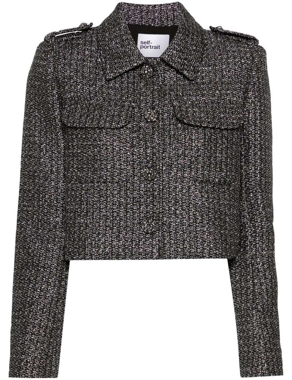 SELF-PORTRAIT BOUCLE JACKET SELF-PORTRAIT