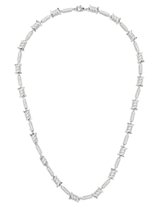 DARKAI BARBED WIRE PAVE NECKL DARKAI