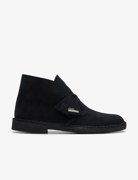 CLARKS DESERT BOOT BLACK SDE CLARKS