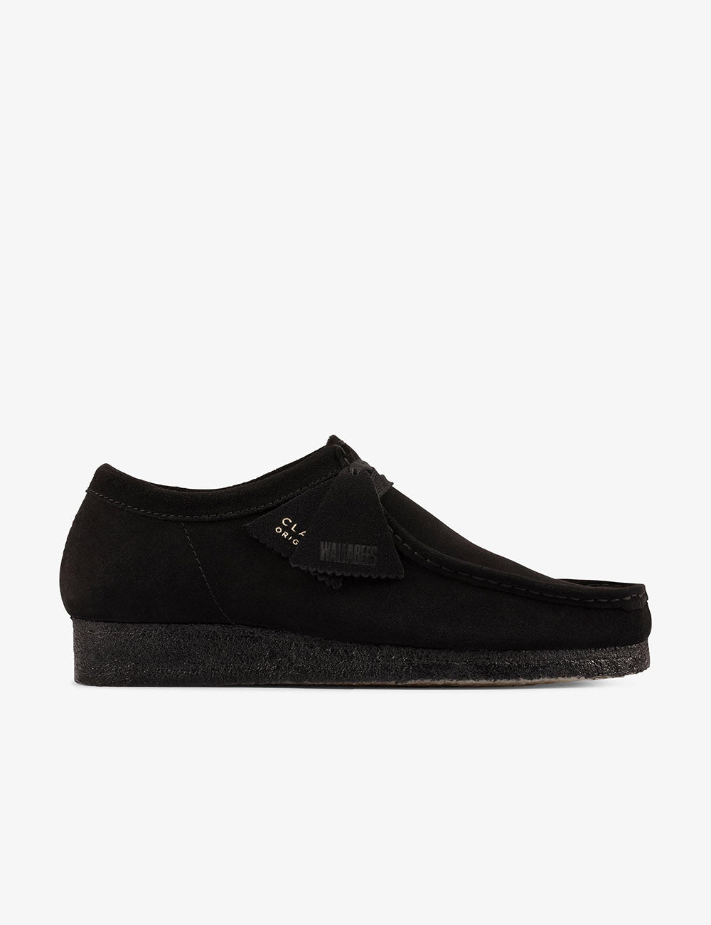 CLARKS WALLABEE BLACK SDE CLARKS