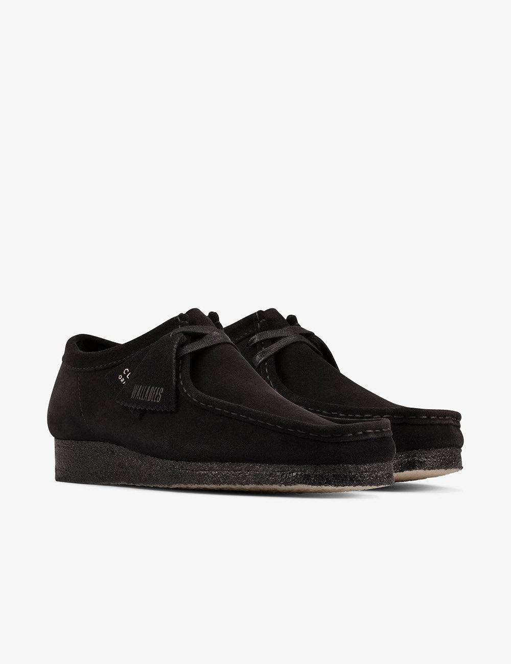 CLARKS WALLABEE BLACK SDE CLARKS